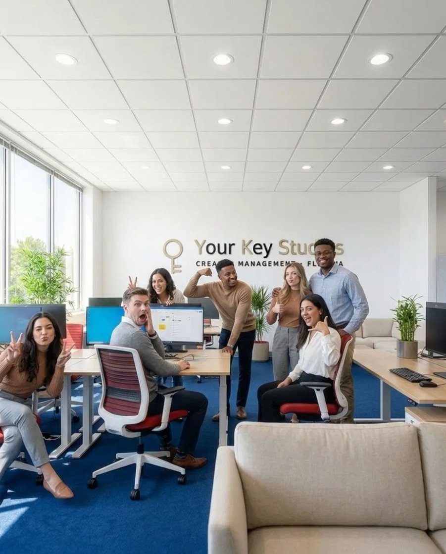 The Your Key Studios team in the Florida office